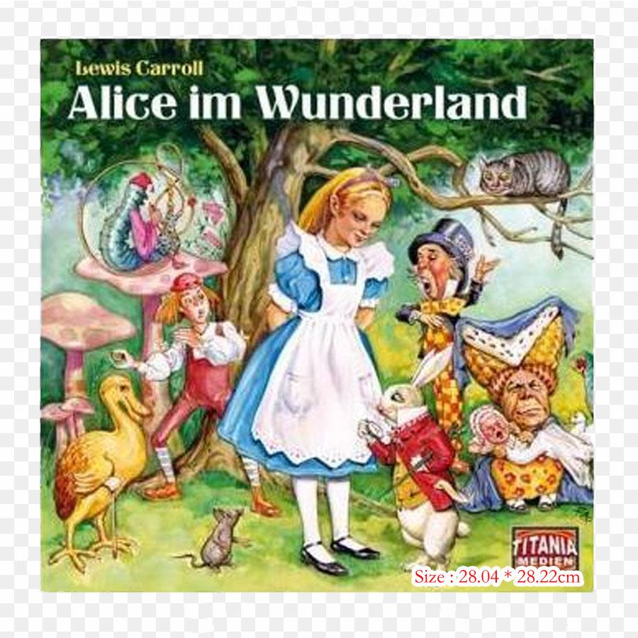 Alice Glass Alices Adventures In Wonderland White Rabb Iron On Heat Transfer Printing Vinyl Patches Sticker for Clothes DIY Appliques Washable Patches