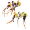 1Pc Mini Fake Birds Artificial Foam Feathers Mini Birds Home Party Wedding Decor