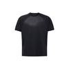 Dri-FIT Logo Print Round Neck Raglan Sleeve Mesh Breathable Short Sleeve T-Shirt Men Tops Black DZ0576-010