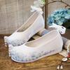 Maogu Embroidered Increase Inner Height Shoe Woman Flats Women 2024 Women's Trend Chinese Style Pumps Ancient Style Hanfu Shoes