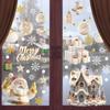 New PVC Christmas Window Sticker DIY Removable Window Static Stickers Creativity Festival Supply Wall Sticker Christmas