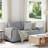 VidaXL 2-seater Sofa Light Grey 120 Cm Fabric, Sofa, 2-seater Sofa, Fabric Sofa, Divan, Two-seater Sofa, 4105156
