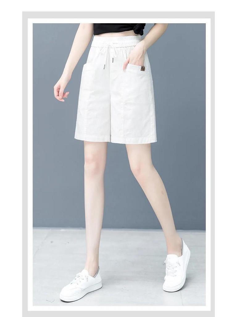 Women's Summer Wide-Leg Five-Point Shorts: Loose Fit, Plus Size, Flattering for All Figures, Versatile Casual Wear