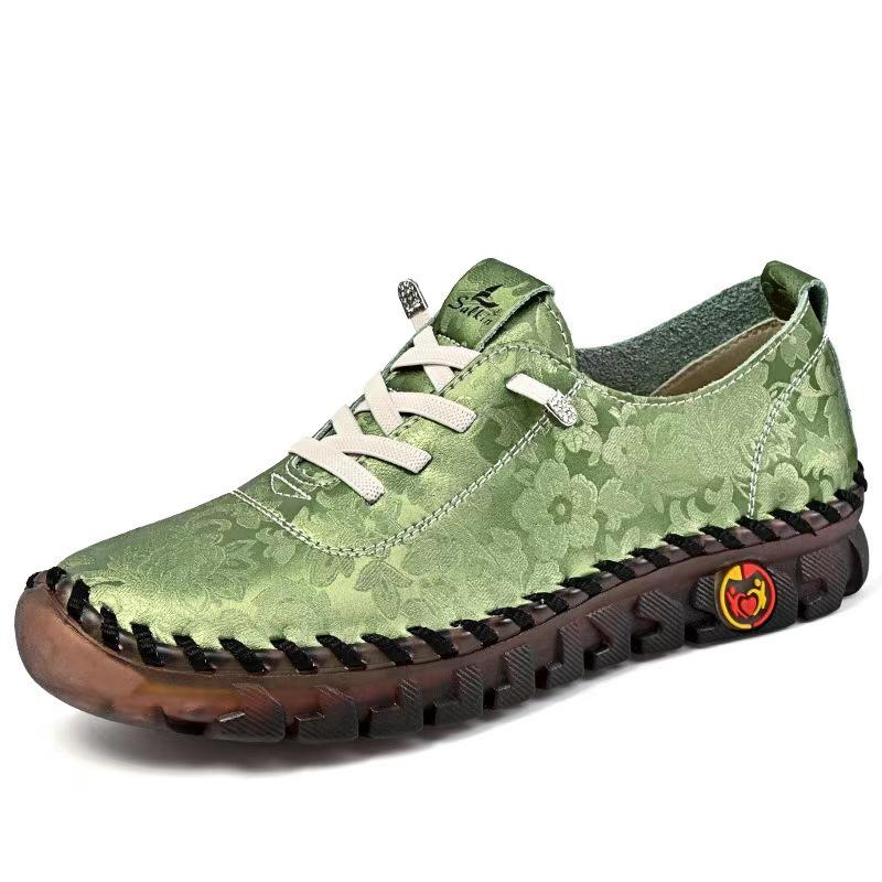 Cow Tendon Soft Soled Mother's Shoes New Women's Shoes Flat Bottomed Non Slip Single Shoes Casual Shoes for Women