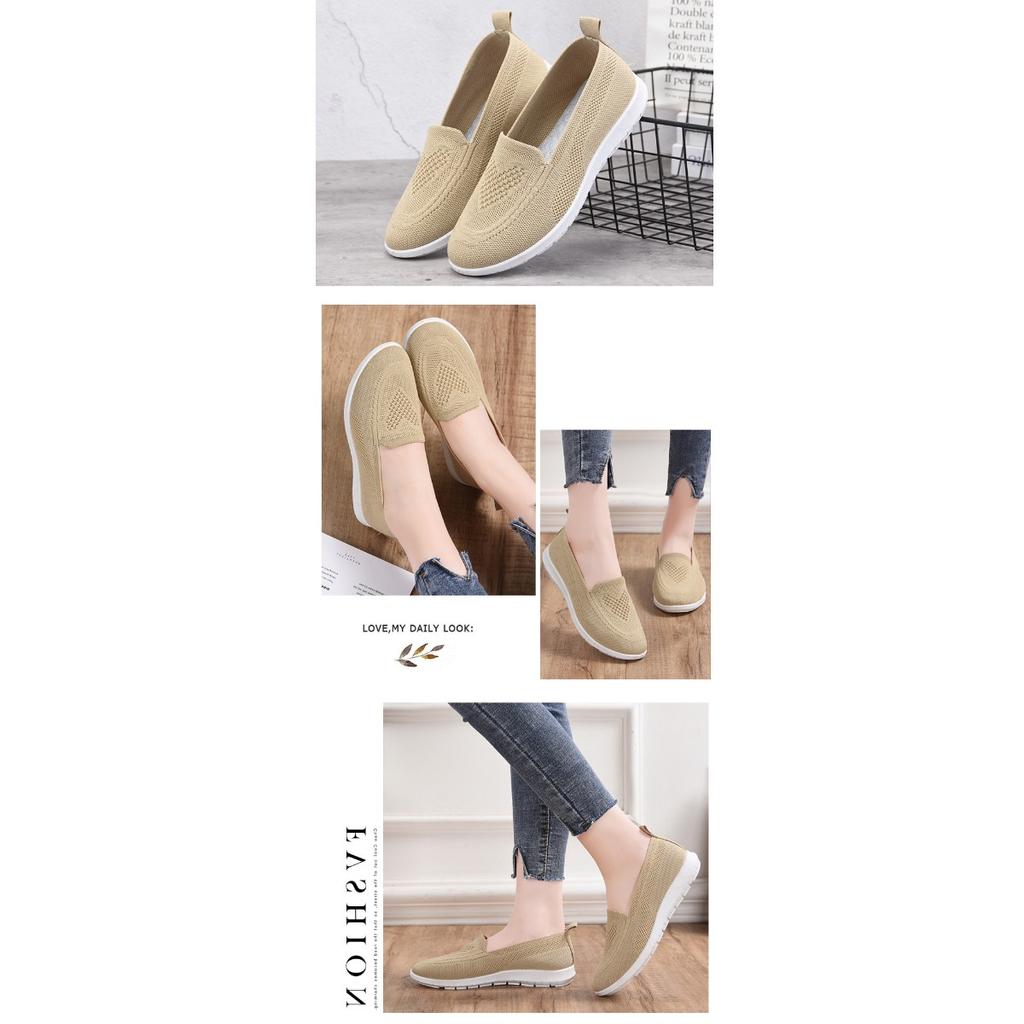 New Women's Cloth Shoes, Casual Breathable Flat Sole Single Shoes, One Foot Soft Soled Shoes, Casual Shoes