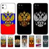 Black Tpu Case For OPPO Realme 8i C25 C25S C11 2020 2021 C20 C21 C21Y C25Y Back Cover Russia Federation Flag Retro