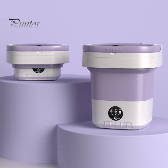 12L Large Capacity Portable Folding Washing Machine Semi-Automatic Timer Function Lightweight Compact Design Underwear Socks Washer