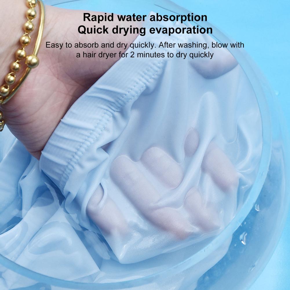 Men Seamless Ice Silk Briefs Low-rise 3D U-convex Ultra-Thin Panties Solid Color Quick Drying Underwear