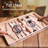 Douyin Bounce Chess: Parent-Child Interactive Wooden Bullet Beads Ejection Toy