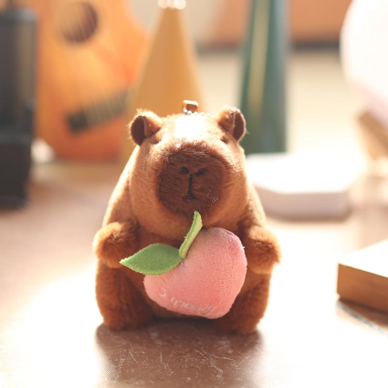 Cute Cute Kapibala Pendant Plush Toy Doll Capybar Bag Hanging Decoration Keychain Doll Doll