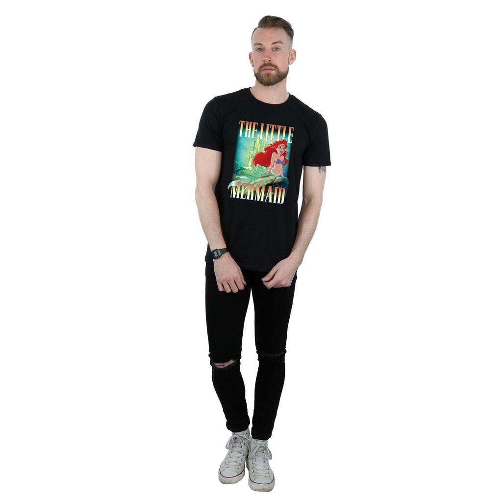 The Little Mermaid Mens Ariel Montage Cotton T-Shirt