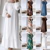 Abaya Muslim Women Long Maxi Dress Fashion Kaftan Dubai Gown Islamic Caftan Robe