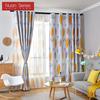 1PC 70-80% Blackout Minimalist Modern Nordic Plant Polyester Fiber Printed Curtains Sheer Curtains for Living Room Bedroom Home Decor Nuan Series