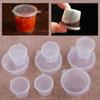 50Pcs Small Plastic Sauce Cups Food Storage Containers Clear Boxes with Lid