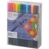 Kuretake Pen ZIG Art Graphic Twin 48 Colors Water-based & TUT-8048V
