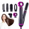 6 In 1 Electric Hair Dryer Hot Air Brush Multifunction Hair Straightener Negative Ion Curler Blow Dryer Styling Set