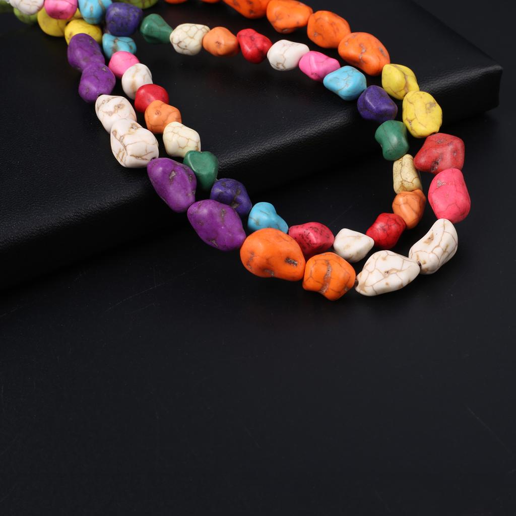 1Strand Natural Stone Beads Irregular Turquoise Loose Spacer Beads for Jewelry Making DIY Necklace Bracelet Accessories