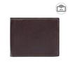 Waxed Leather Men's Bi-Fold Wallet with RFID, Dollar Clip & Multi-Card Holder