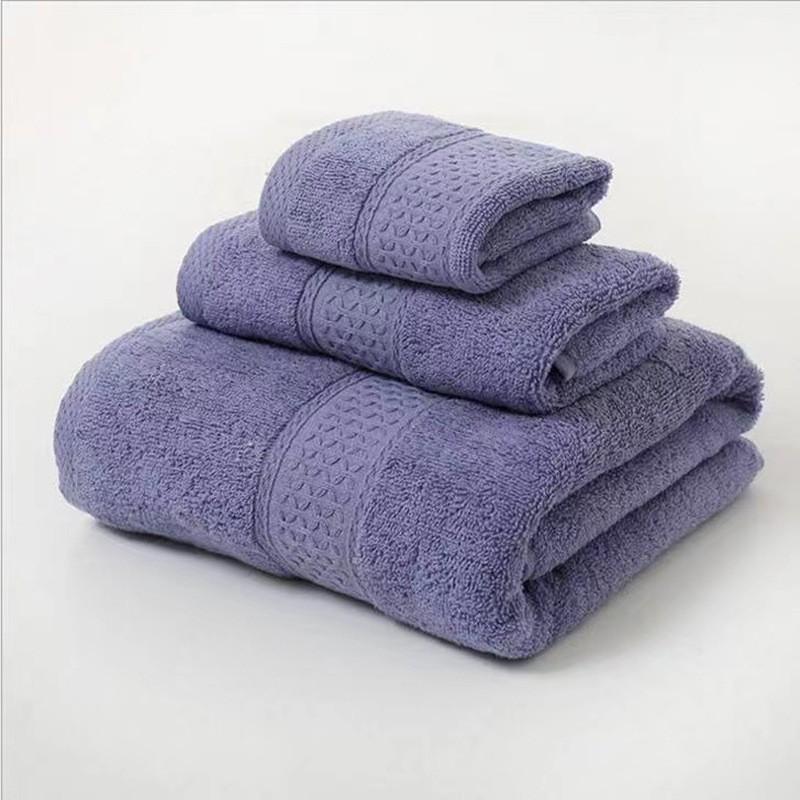 Long-staple Cotton Towel Bath Towel Square Towel Three Pieces Adult Towel Embroidery