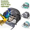 Portable Parrot Carrier Bag Bird Backpack with Perch for Birds Cage Side Window Foldable Samll Pet Travel Cage Bird Supplies