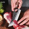 High Hardness Kitchen Knife Forged Stainless Steel Boning Knife A Sharp Slicing Knife for Slaughtering Meat