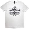 Motorhead Unisex Adult 50 Years Ace Wings Emblem T-Shirt