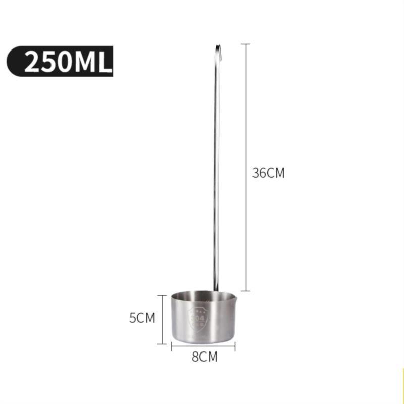 Stainless Steel Wine Spoon Stainless Steel Wine Measuring Device Silver Wine Whisk