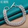 925 Sterling Silver Bracelet Fashion Wedding Jewelry