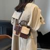 Bag Women's 2025 New Fashion Versatile High-value Women's Bag Splicing Simple Portable Shoulder Bag Crossbody Bag