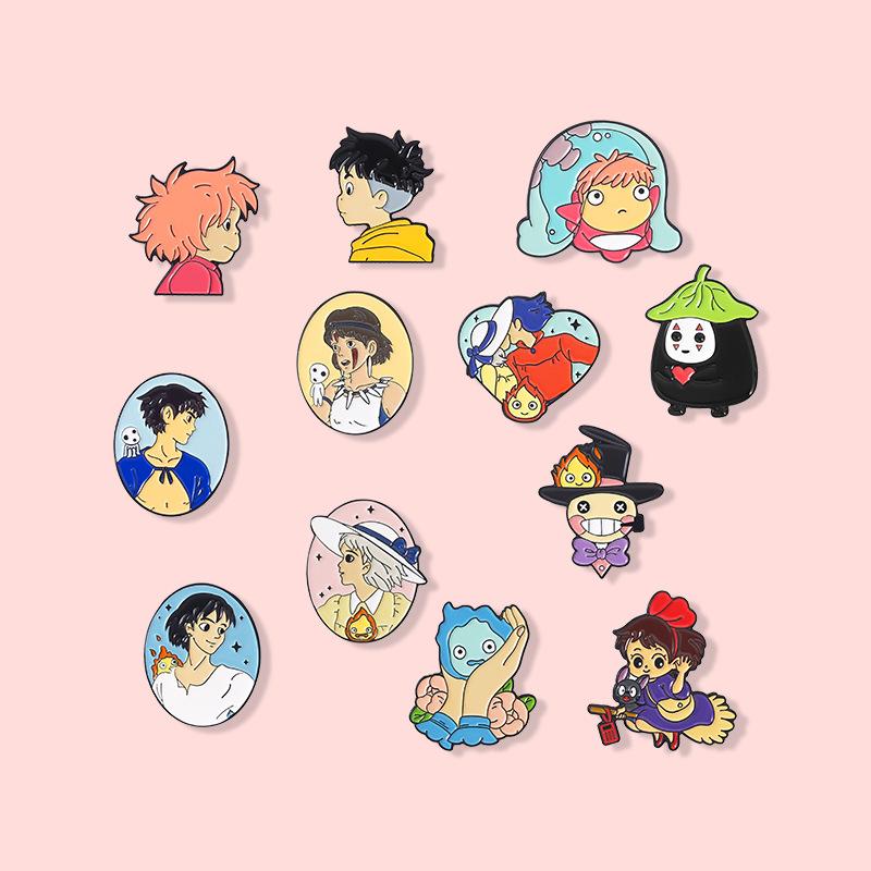 Anime Quality High Cartoon Brooch Stylish Metal Pin For Fashionable Accessories