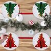 1-20PCS Christmas Tableware Set - Felt Silverware Pockets with StarDesign for Holiday PartiesChristmas Table Decor CutleryHolder