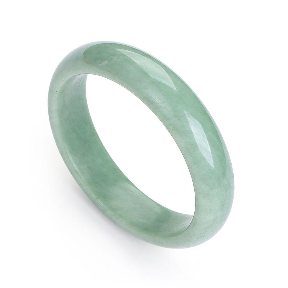 Gift for Women Men Wedding Charm Jewelry Green Jade Bracelet Natural Stone Bangle Emeral Jewelry