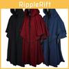 Middle Ages Hooded Robe Cloak Wizard Role Playing Costume For Event Halloween