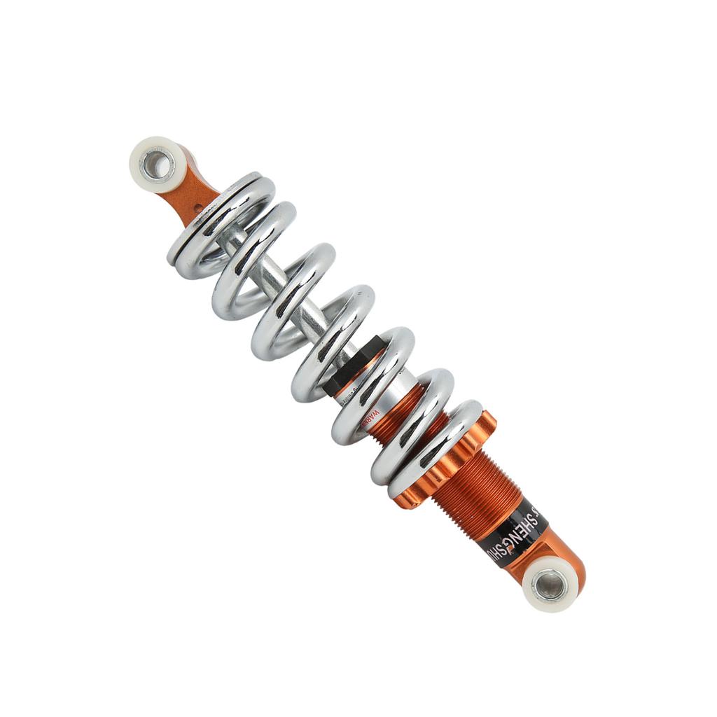 190mm Motorcycle Shock Absorber 1200lbs Loading Orange Universal Adjustable Damper for Scooter Moped