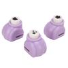 3Pcs Craft Hole Punch Shapes Set Paper Punch Cat Head Petal Star Pattern DIY Scrapbooking Punches