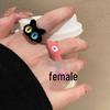 "Women's Cute Cartoon Monster Adjustable Ring - Perfect for Autumn/Winter, Couples & Gifts"