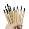 Professional Wood Carving Chisel Knife Hand Tool Set For Basic Detailed Carving Woodworkers Gouges