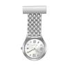 Lancardo Nurse Watch, Clip-on Watch, Nurse Watch, Reverse Dial, Men's and Women's, Analog, Waterproof, Stainless Steel, Alloy, Silver, Perfect Gift Fo