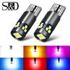 2PCS Super Bright LED T10 W5W LED Bulbs 3030 Car Interior Reading Light Marker Lamp 168 194 LED Auto Wedge Parking 12V For Cars