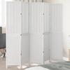 VidaXL Room Divider 5 Panels, Room Separator, Privacy Screen, Living Room Bedroom Screen, White Wood 358727