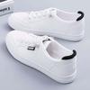 2025 Summer Little White Shoes Breathable New Women's Shoes Flat-soled Versatile Popular Sports and Leisure Board Shoes Canvas Spring and Summer