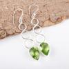 Peridot Earrings Gemstone Jewelry, 925 Solid Sterling Silver Earrings, Handmade Jewelry Birthstone Earrings, Gift For Her