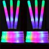 Light-Up LED Colorful Foam Sticks Sponge Glowsticks Batons Rally Rave Glow Wands Flashing Light Stick Party Cheer Supplie