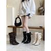 2025 Autumn New Pointed Thin Heel High Heel Temperament Thin French Fashion Sexy Beauty Female Internet Celebrity Boots