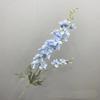 Artificial New Flowers Delphinium Flower Branch Fake Leaf Wedding Decoration Outdoor DIY For Home Decorative Vase Accessories