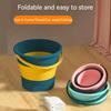 Collapsible Water Bucket Fishing Bucket Portable Carry Outdoor Wash Car Storage Bucket Home Large Capacity Thickened Hand-Carried Bucket
