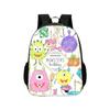 New Monster Concert Anime Backpack Kindergarten Children's Cartoon Book Bag Mochila Anime Children's Toy Gift