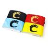 Sports Captain C Arm Unisex Elastic Fasten Tape Anti-slip Dragon Print Adjustable Band Team Training Outdoor Football Player Soccer Captain Armband