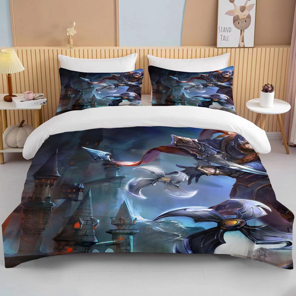 10 Sizes Classic Game Anime Characters King Size Double Bed Bedding Set Microfiber or Polyester Duvet Cover Set