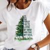 Short Sleeve Clothing Tree Letter 90s Watercolor Cute Casual Tee Top Summer Women Tshirt Female Lady Print Fashion Graphic T-shirt